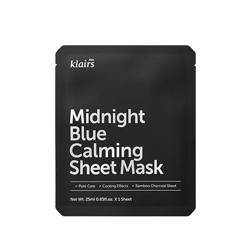Klairs Midnight Blue Calming Sheet Mask 25mL x 5ea - All Day Pretty Korean Beauty klairs