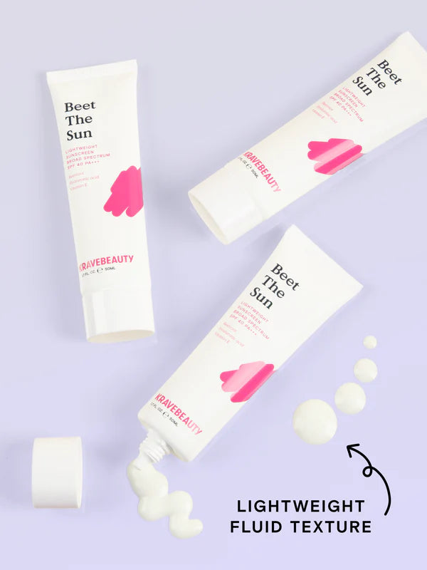 KraveBeauty Beet The Sun SPF 40 PA+++ 50ml - All Day Pretty Korean Beauty krave beauty