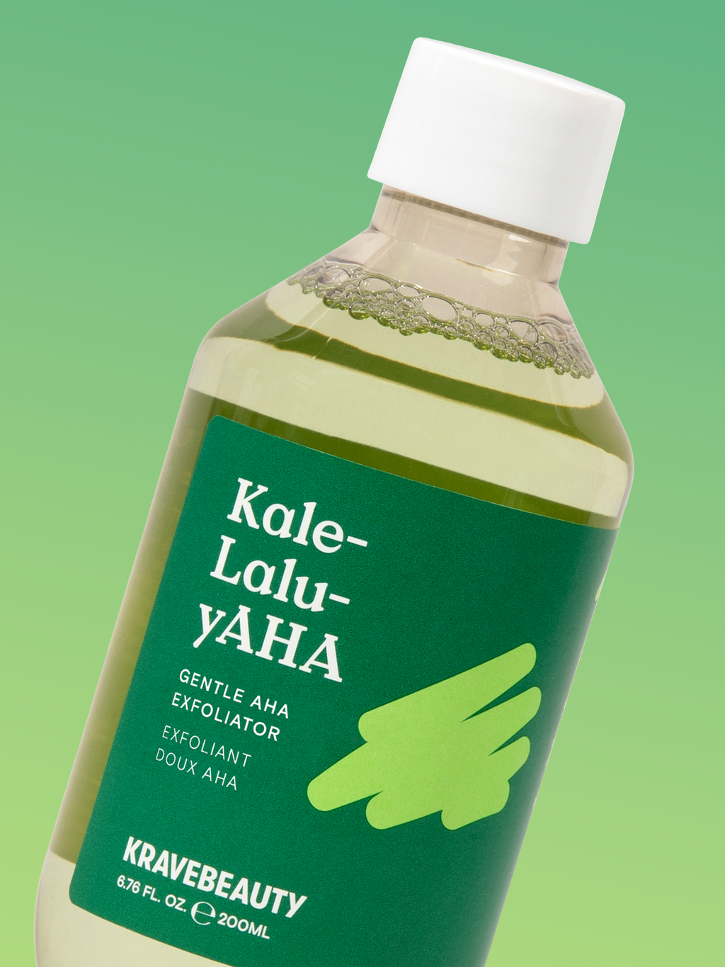 KraveBeauty Kale-Lalu-yAHA Gentle AHA Exfoliator 200ml - All Day Pretty Korean Beauty krave beauty