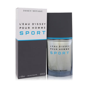 L'eau D'Issey Pour Homme Sport by Issey Miyake Eau De Toilette Spray 3.4 oz for Men