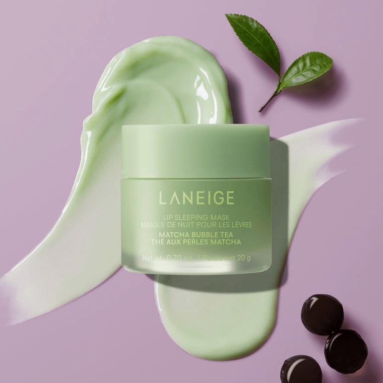 Laneige-Lip-Sleeping-Mask-Ex-20Ml-Matcha-Bubble-Tea – beauty & skincare essential for daily radiance