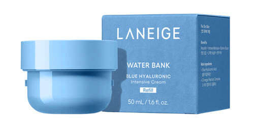 LANEIGE Water Bank Blue Hyaluronic Intensive Cream (Refill) 50ml - All Day Pretty Korean Beauty LANEIGE