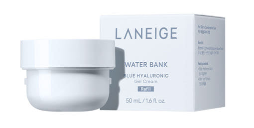 LANEIGE Water bank blue Hyaluronic gel cream (Refill) 50ml - All Day Pretty Korean Beauty LANEIGE