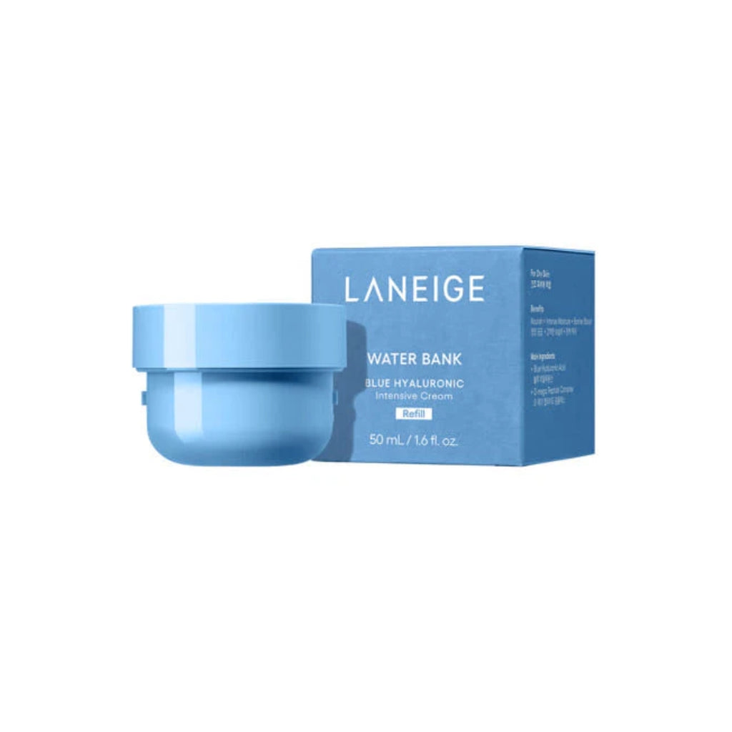 LANEIGE Water Bank Blue Hyaluronic Intensive Cream (Refill) 50ml - All Day Pretty Korean Beauty LANEIGE