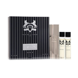 Layton Royal Essence by Parfums De Marly Three Eau De Parfum Sprays Travel Set 3 x .34 oz for Men