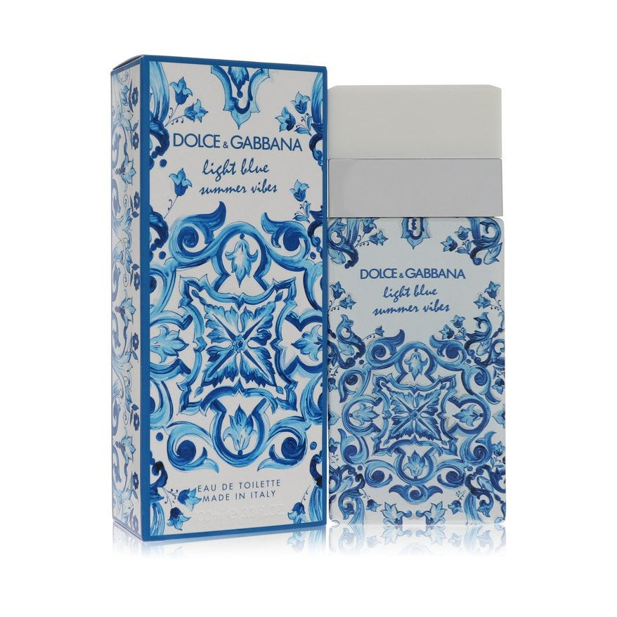 Light Blue Summer Vibes by Dolce &amp; Gabbana Eau De Toilette Spray 3.4 oz for Women