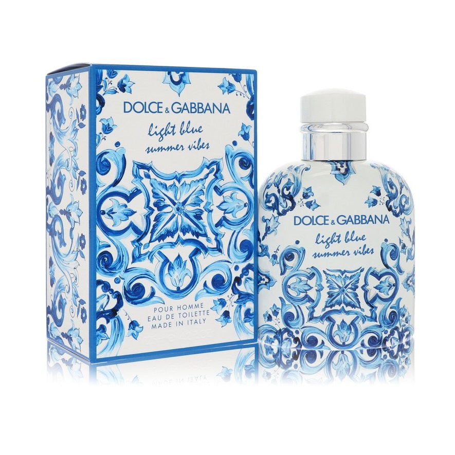 Light Blue Summer Vibes by Dolce &amp; Gabbana Eau De Toilette Spray 4.2 oz for Men