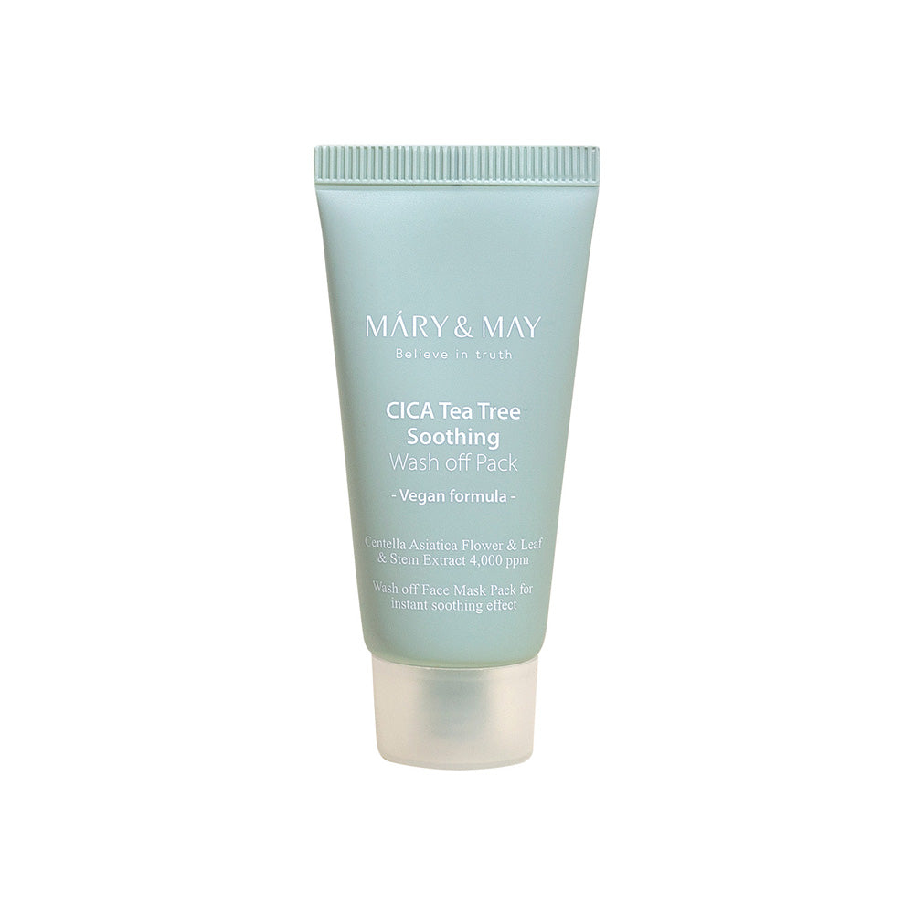Mary-May-Vegan-Cica-Tea-Tree-Soothing-Wash-Off-Pack-30G – beauty & skincare essential for daily radiance