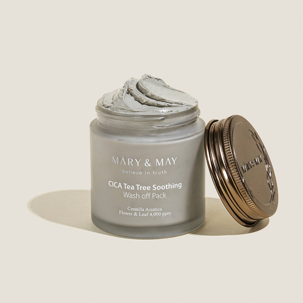 Mary-May-Vegan-Cica-Tea-Tree-Soothing-Wash-Off-Pack-125G – beauty & skincare essential for daily radiance