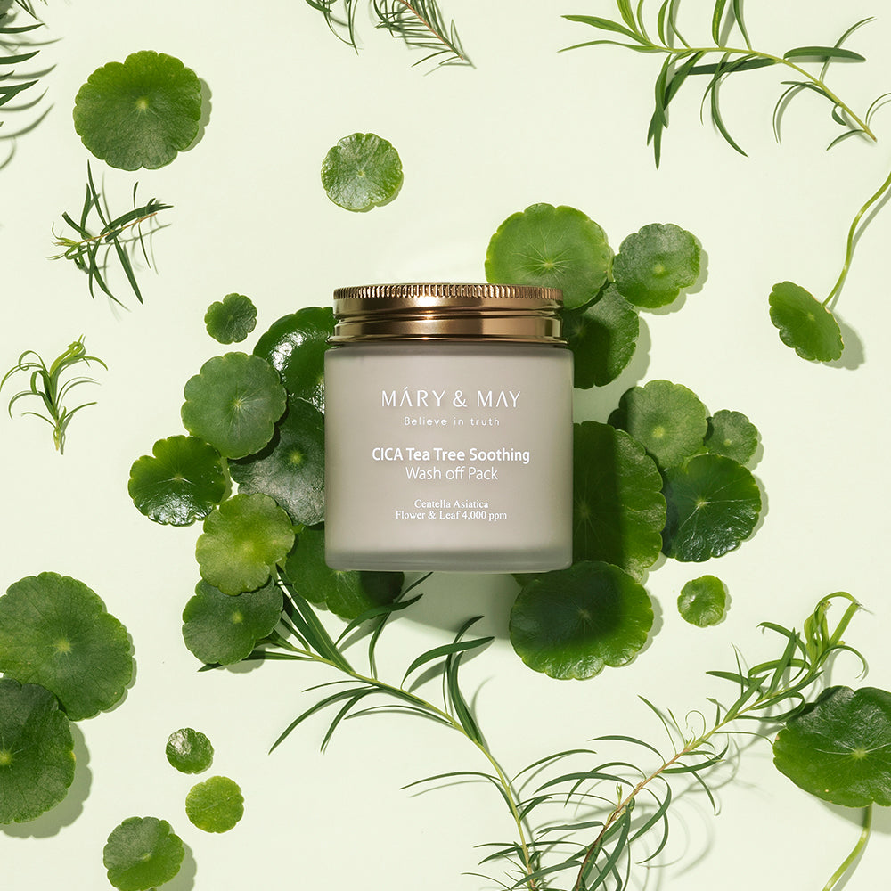 Mary-May-Vegan-Cica-Tea-Tree-Soothing-Wash-Off-Pack-125G – beauty & skincare essential for daily radiance