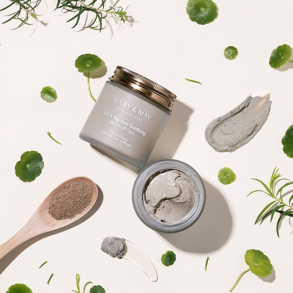 Mary-May-Vegan-Cica-Tea-Tree-Soothing-Wash-Off-Pack-125G – beauty & skincare essential for daily radiance
