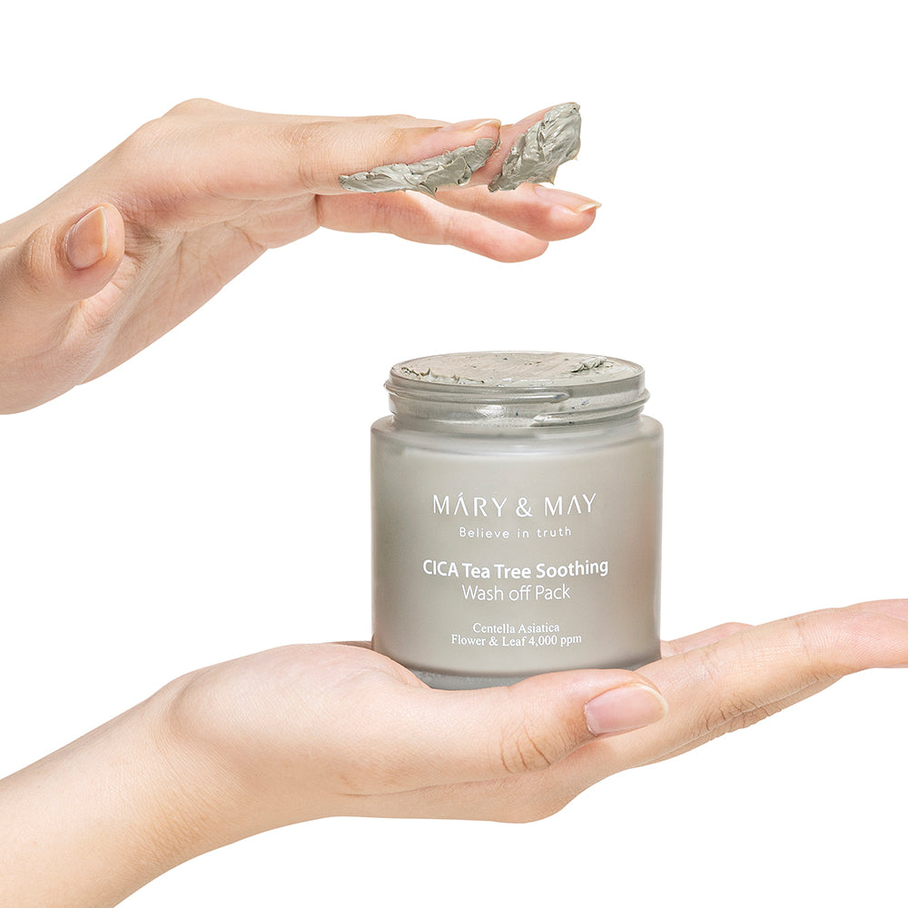 Mary-May-Vegan-Cica-Tea-Tree-Soothing-Wash-Off-Pack-125G – beauty & skincare essential for daily radiance