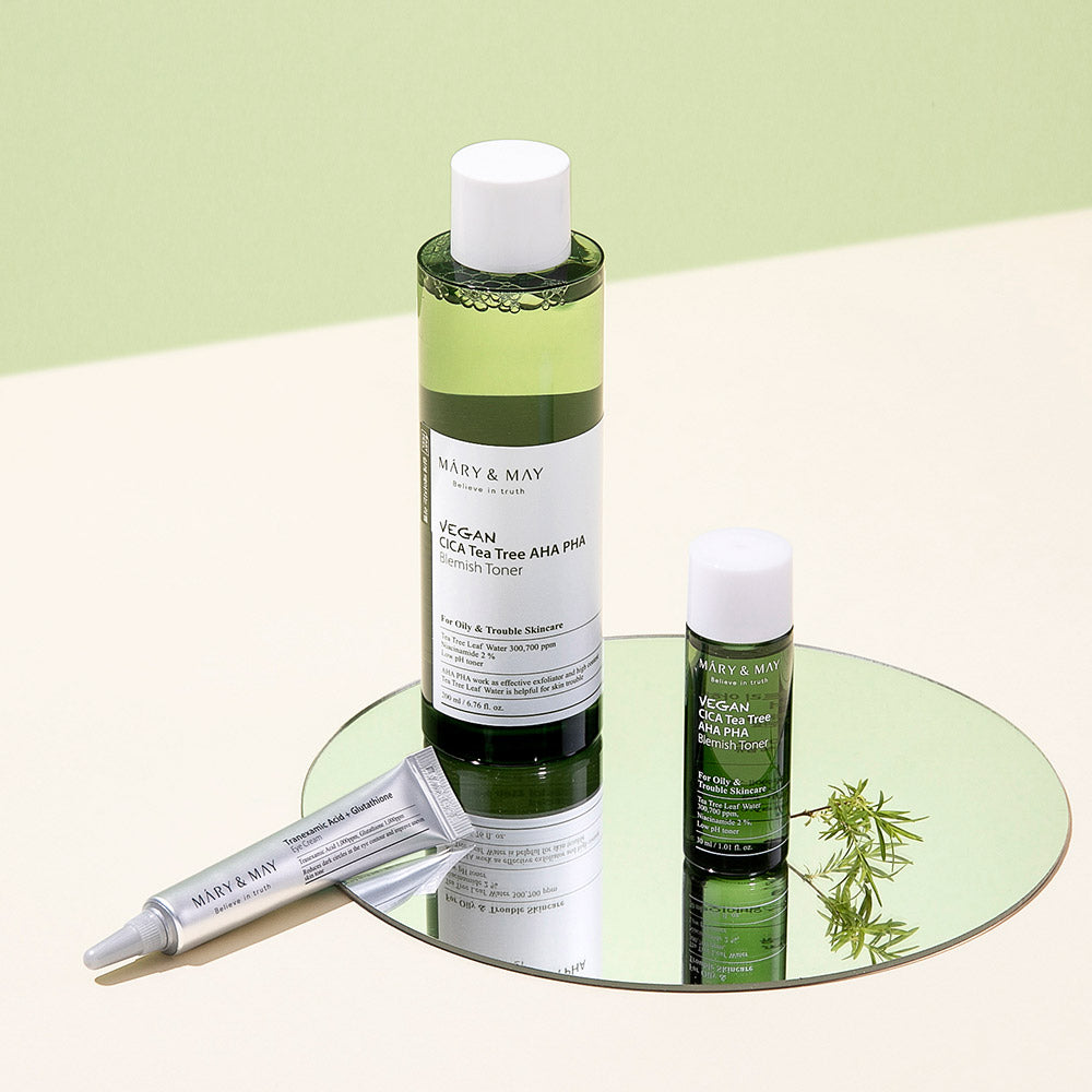 Mary-May-Vegan-Cica-Tea-Tree-Toner-Special-Set-200Ml-30Ml-Eye-Cream-12G – beauty & skincare essential for daily radiance