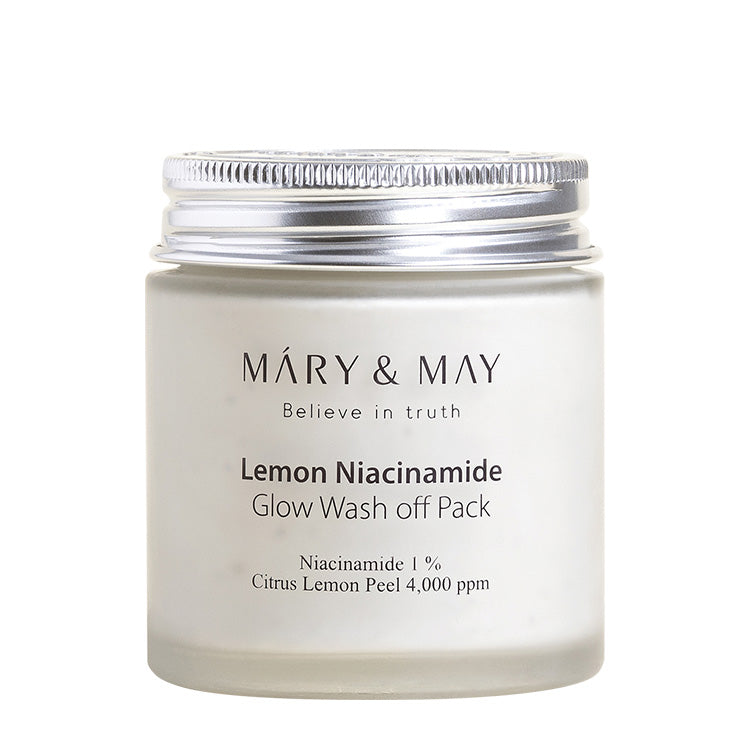 Mary-May-Vegan-Lemon-Niacinamide-Glow-Wash-Off-Pack-125G – beauty & skincare essential for daily radiance