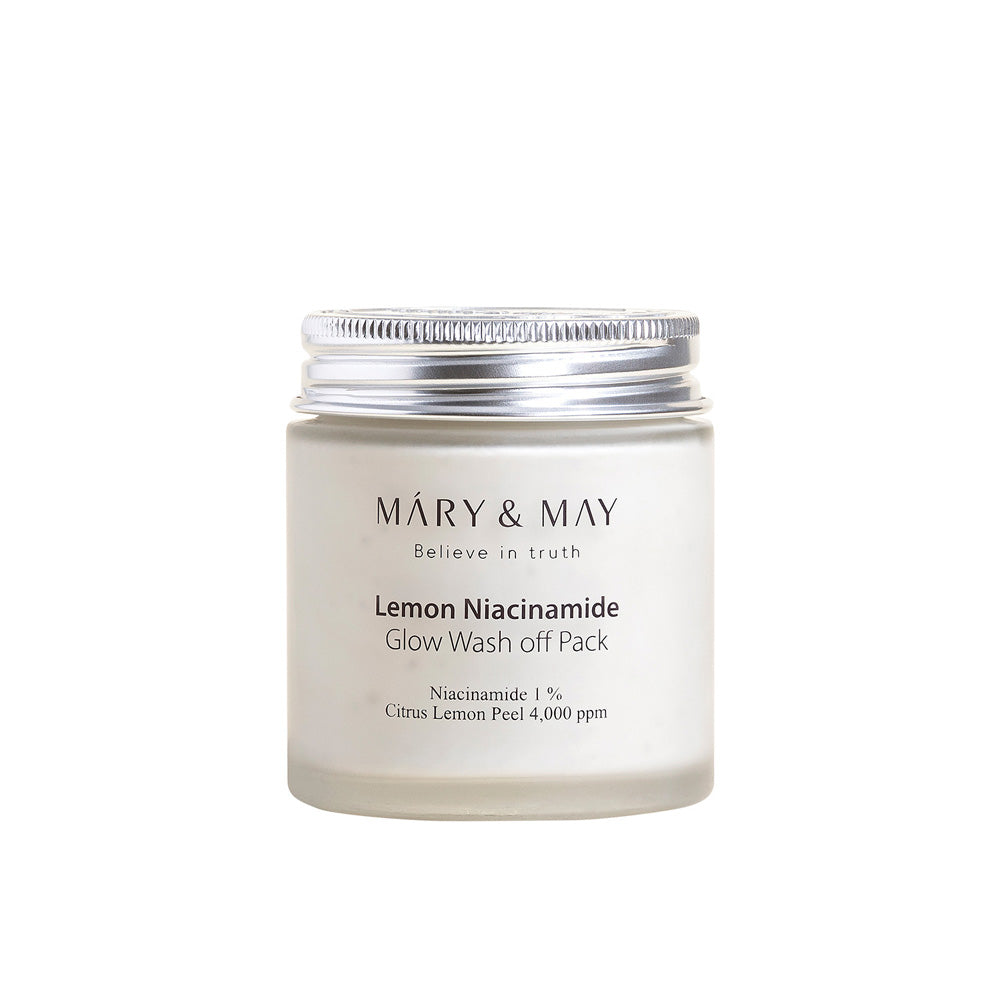 Mary-May-Vegan-Lemon-Niacinamide-Glow-Wash-Off-Pack-125G – beauty & skincare essential for daily radiance