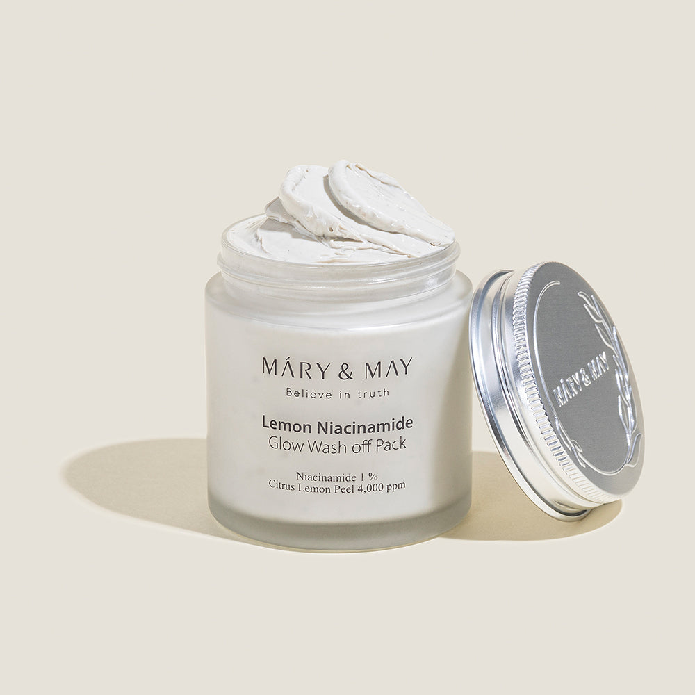 Mary-May-Vegan-Lemon-Niacinamide-Glow-Wash-Off-Pack-125G – beauty & skincare essential for daily radiance