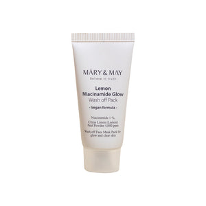 MARY & MAY: Vegan Lemon Niacinamide Glow Wash off Pack 30g