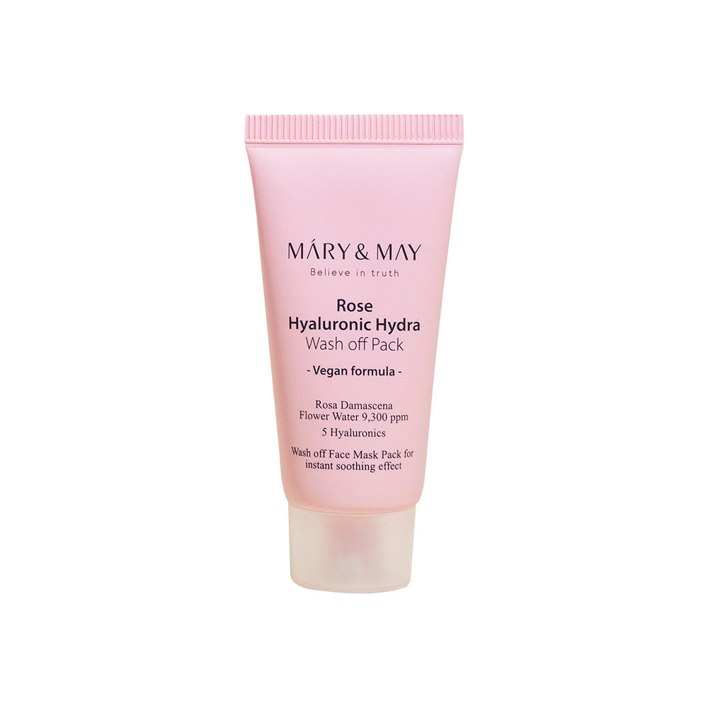 Mary-May-Vegan-Rose-Hyaluronic-Hydra-Wash-Off-Pack-30G – beauty & skincare essential for daily radiance