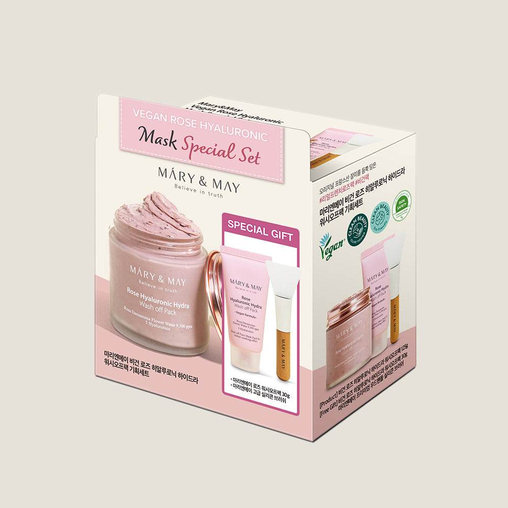 Mary-May-Vegan-Rose-Hyaluronic-Mask-Special-Set-125G-30G – beauty & skincare essential for daily radiance
