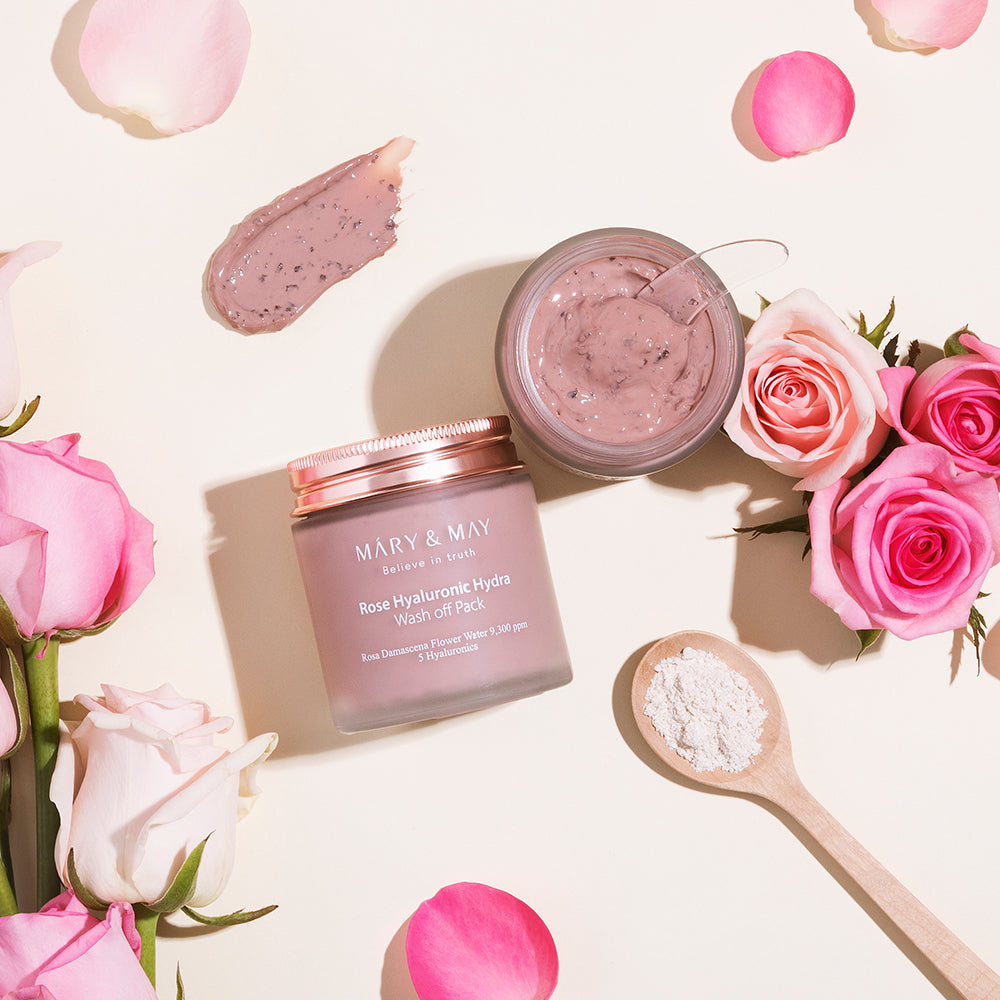 Mary-May-Vegan-Rose-Hyaluronic-Mask-Special-Set-125G-30G – beauty & skincare essential for daily radiance