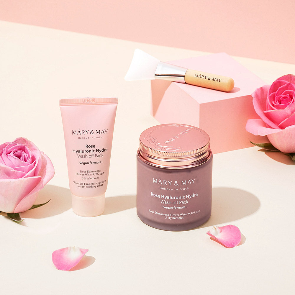 Mary-May-Vegan-Rose-Hyaluronic-Mask-Special-Set-125G-30G – beauty & skincare essential for daily radiance