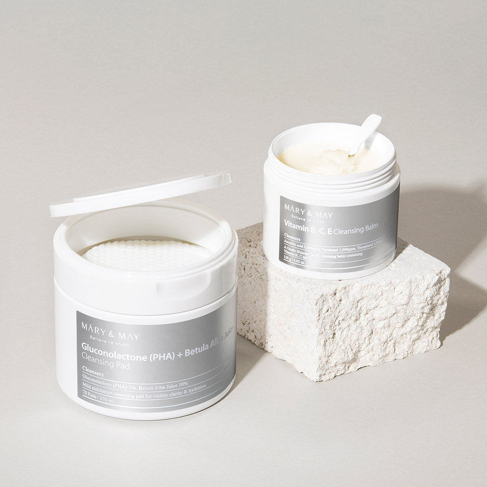 MARY & MAY: Vitamin B.C.E Cleansing Balm 120g - All Day Pretty Cleansing Balm mary&may