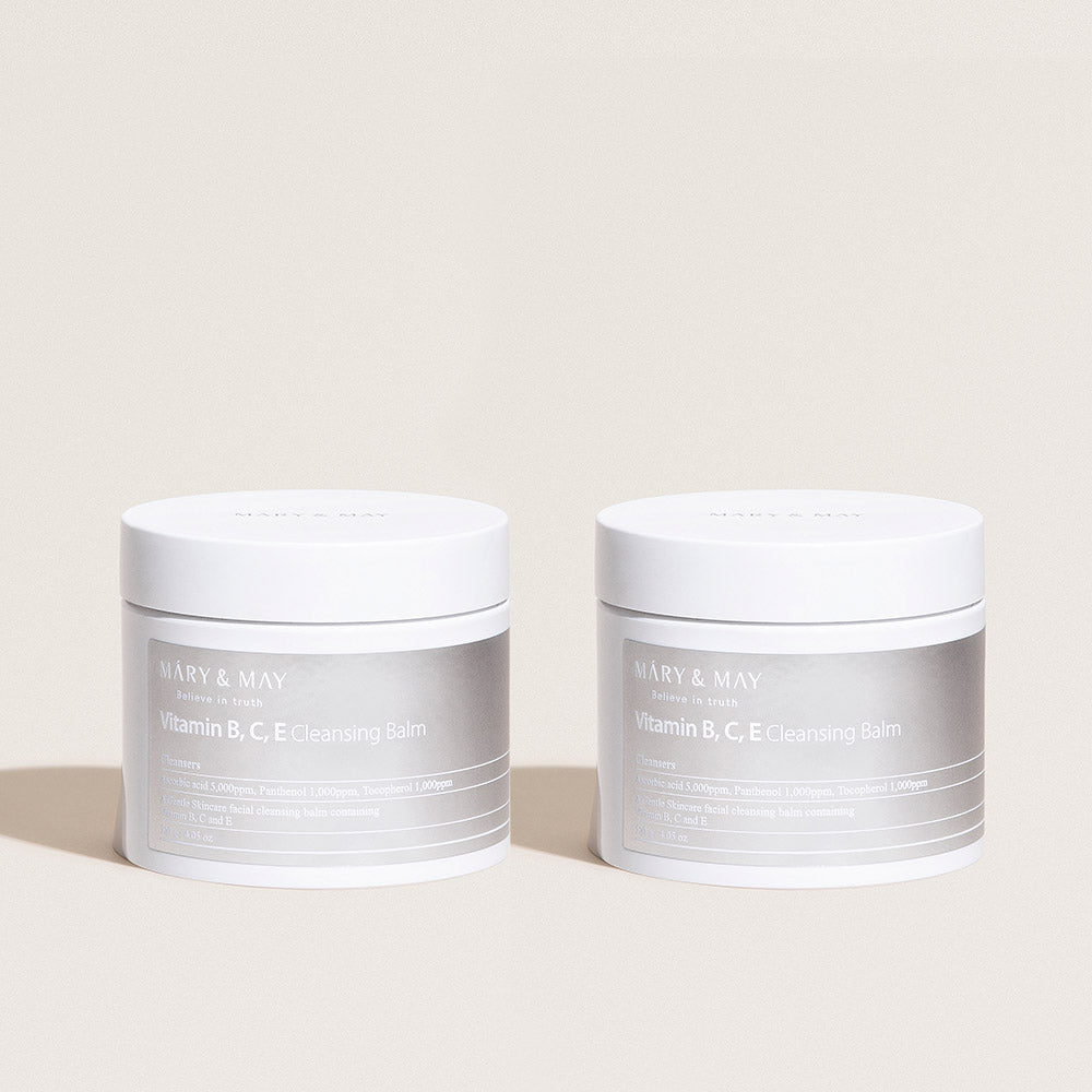MARY & MAY: Vitamin B.C.E Cleansing Balm 120g - All Day Pretty Cleansing Balm mary&may