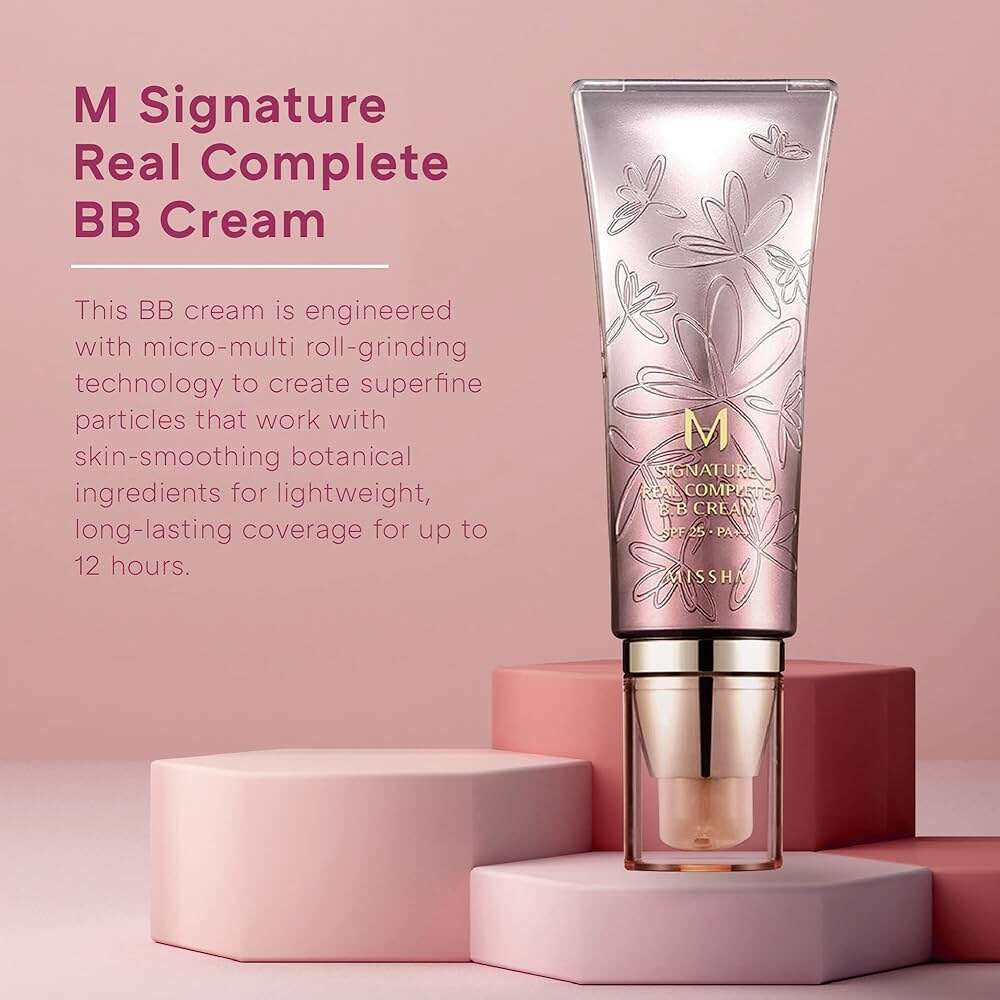 MISSHA M Signature Real Complete BB Cream EX 45g (2 Colors) - All Day Pretty Korean Beauty missha