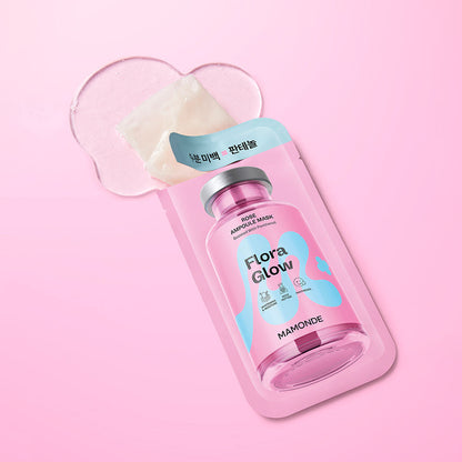 Mamonde-Flora-Glow-Rose-Ampoule-Mask-23Ml-X-10Ea – beauty &amp; skincare essential for daily radiance
