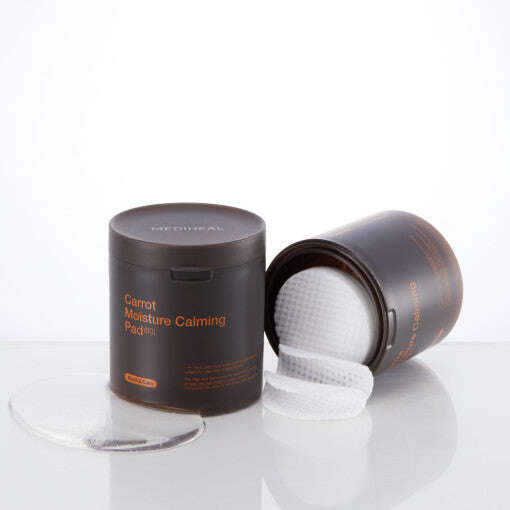 Mediheal Carrot Moisture Calming Pad (60 Pads) - All Day Pretty Korean Beauty Mediheal