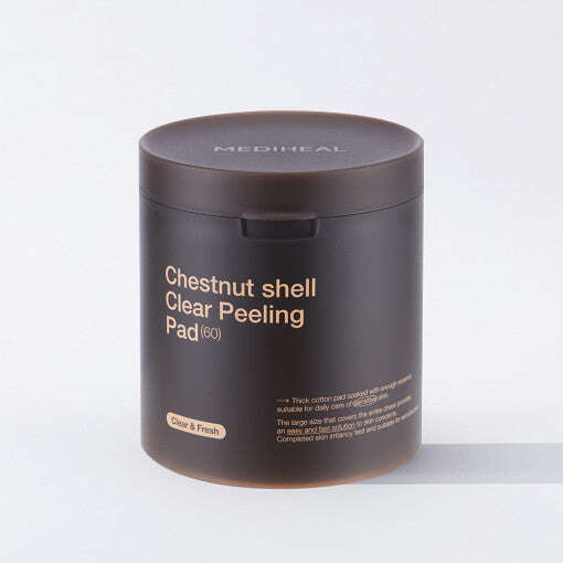 Mediheal Chestnut Shell Clear Peeling Pad (60 Pads) - All Day Pretty Korean Beauty Mediheal