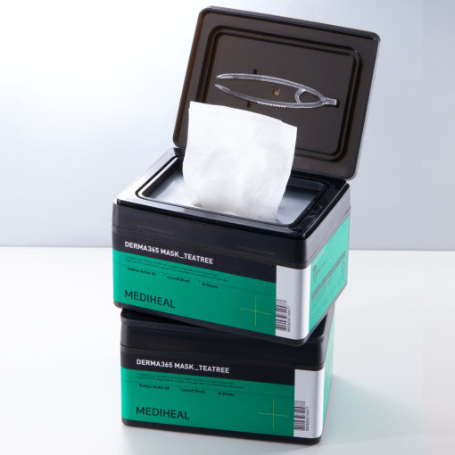 Mediheal Derma 365 Teetree Mask (30 Masks) - All Day Pretty Korean Beauty Mediheal