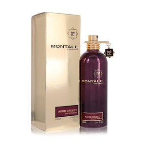 Montale Aoud Greedy by Montale Eau De Parfum Spray (Unisex) 3.4 oz for Women