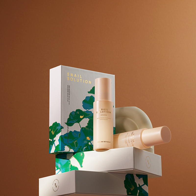 Nature Republic Snail Solution Skin Care Set - All Day Pretty Korean Beauty NATURE REPUBLIC