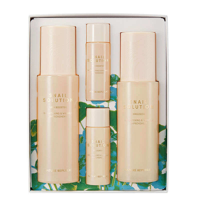 Nature Republic Snail Solution Skin Care Set - All Day Pretty Korean Beauty NATURE REPUBLIC