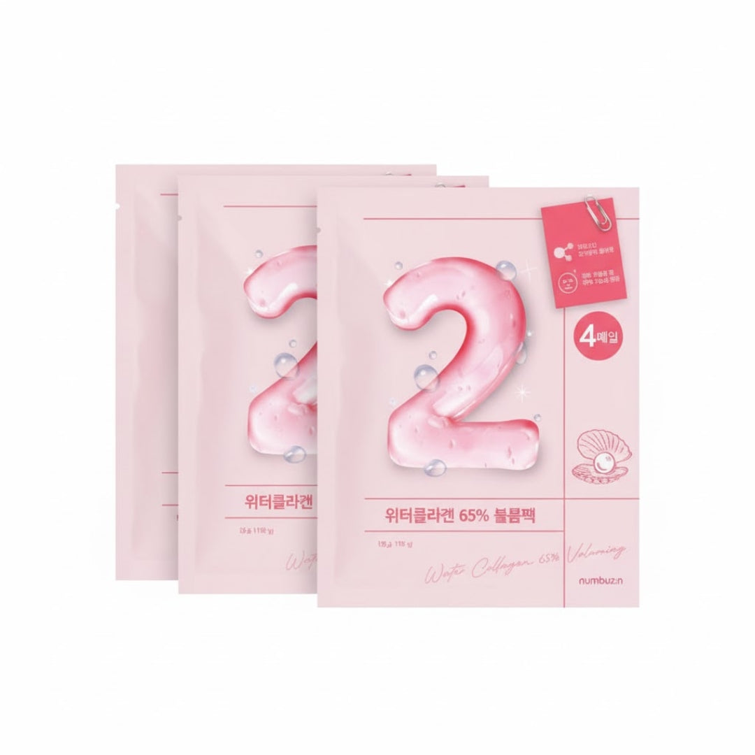 Numuzin No.2 Water Collagen 65% Voluming Sheet Mask 10P – beauty &amp; skincare essential for daily radiance