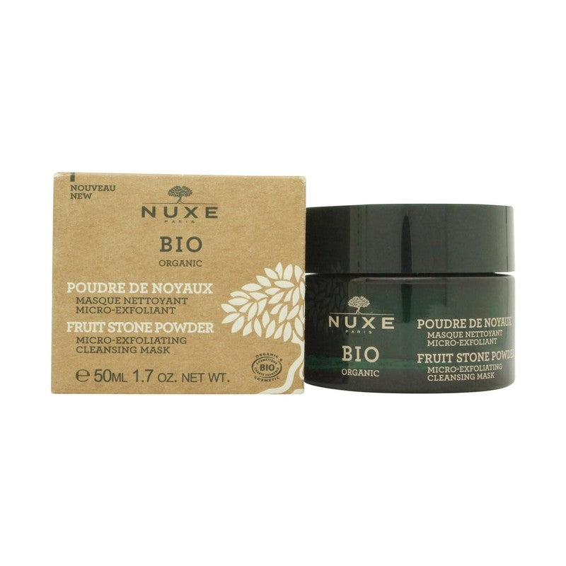 Nuxe Bio Organic Fruit Stone Powder Micro-Exfoliating Rengöringsmask 50ml