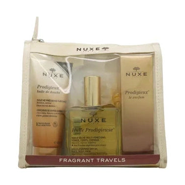Nuxe Prodigieuse Skincare Collection Gift Set 100ml Dry Oil + 100ml Body Lotion + 100ml Shower Oil