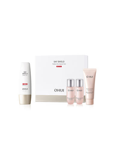 O HUI Day Shield Perfect Sun Red Special Set - All Day Pretty Skincare SET O Hui