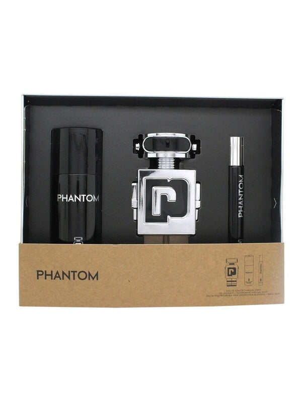 Paco Rabanne Phantom Presentset 100ml EDT + 10ml EDT + 150ml Deodorant Spray