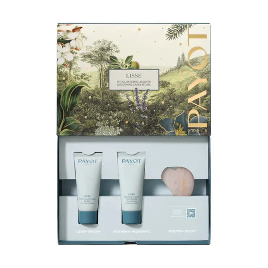 Payot Lisse Smoothing Cares Ritual Gift Set 30ml Wrinkle Smoothing Cream + 30ml Sleeping Resurfacing Cream + mini lifting face Gua Sha