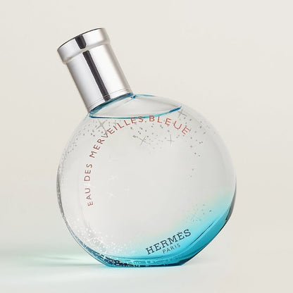 Eau des Merveilles Bleue by Hermes Eau De Toilette Spray 3.4 oz for Women