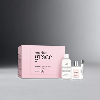 Philosophy Radiant Grace Gift Set 60ml EDP + 180ml Shower Gel + 180ml Body Lotion