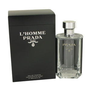 Prada L'homme by Prada Eau De Toilette Spray 3.4 oz for Men