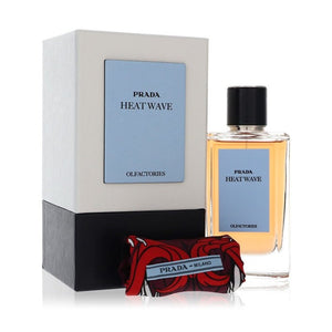 Prada Olfactories Heat Wave by Prada Eau De Parfum Spray with Gift Pouch (Unisex) 3.4 oz 3.4 oz Eau de Parfum Spray + Gift Pouch for Men