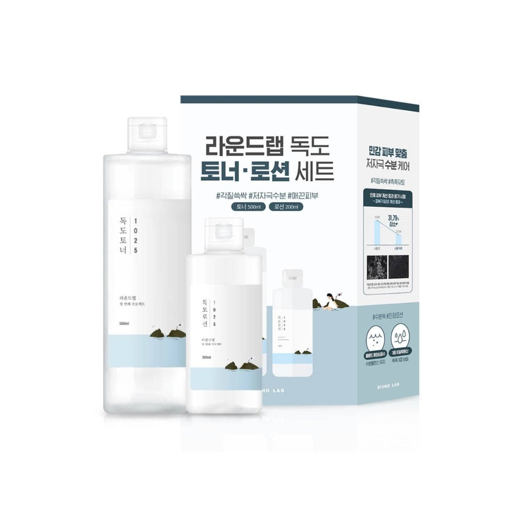 Round Lab 1025 Dokdo Toner 500Ml + Lotion 200Ml Special Set – beauty & skincare essential for daily radiance