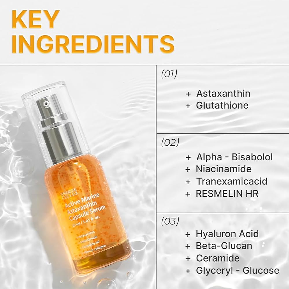 SUNGBOON EDITOR Active Marine Astaxanthin Serum 30ml - All Day Pretty serum SUNGBOON EDITOR