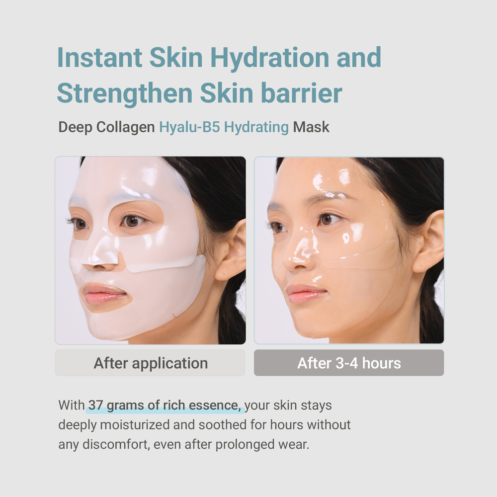 SUNGBOON EDITOR Deep Collagen Hyalu-B5 Hydrating Mask 37ml X 4ea - All Day Pretty Facial Mask SUNGBOON EDITOR