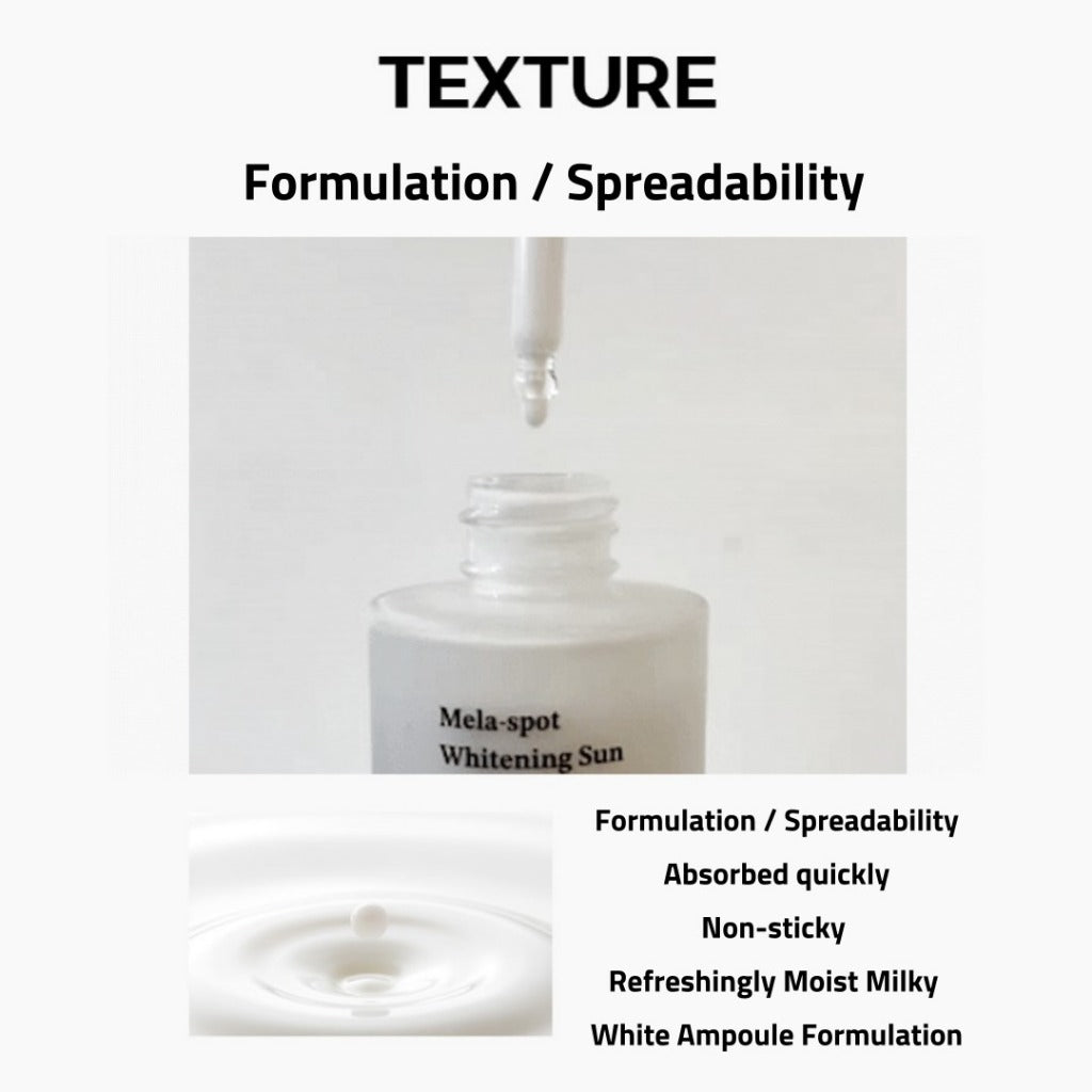 SUNGBOON EDITOR Mela-Spot Whitening Sun Ampoule SPF50+ PA++++ 40ml - All Day Pretty Ampoule SUNGBOON EDITOR