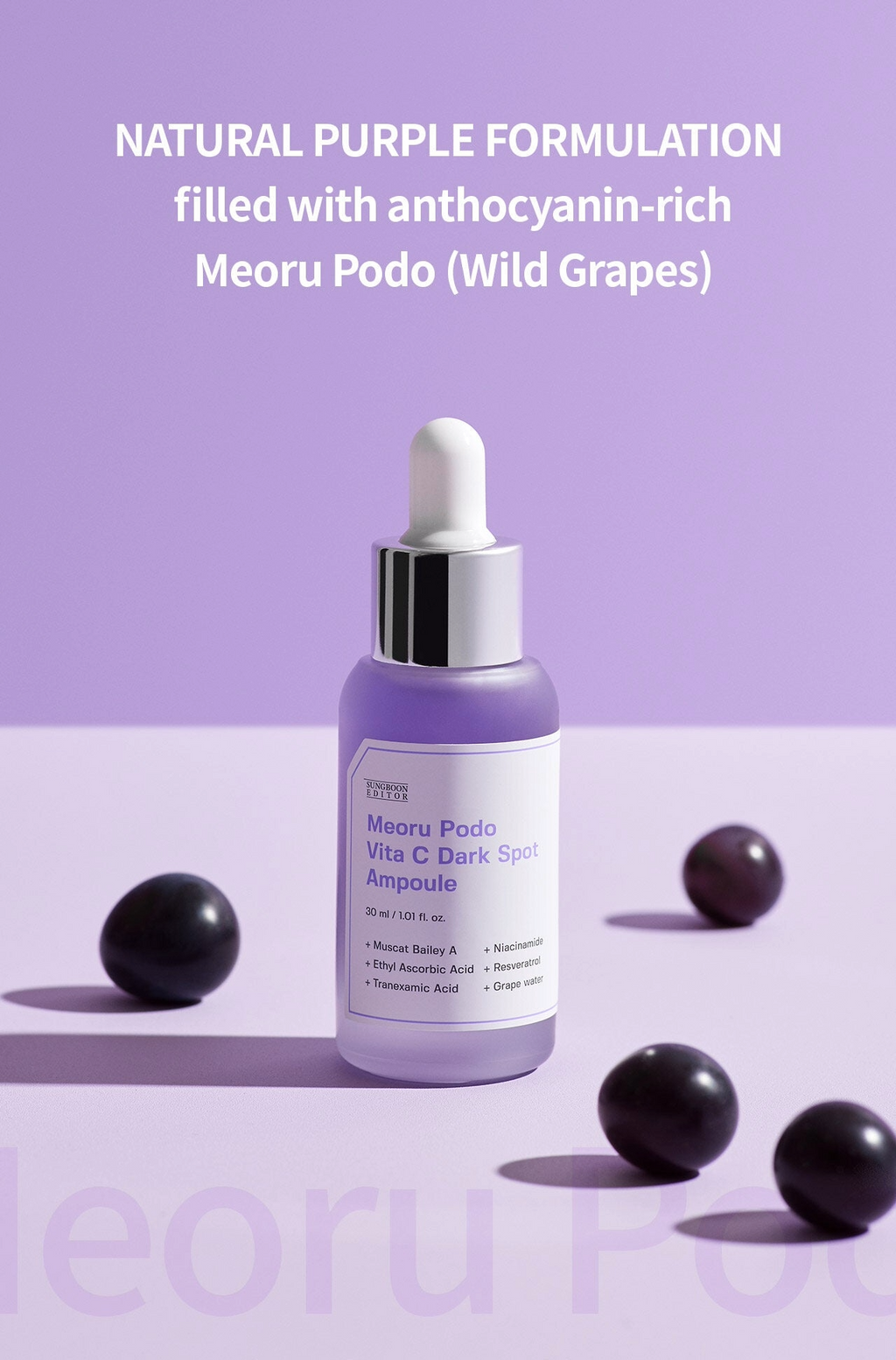 SUNGBOON EDITOR Meoru Podo Vita C Dark Spot Ampoule 30ml - All Day Pretty Ampoule SUNGBOON EDITOR